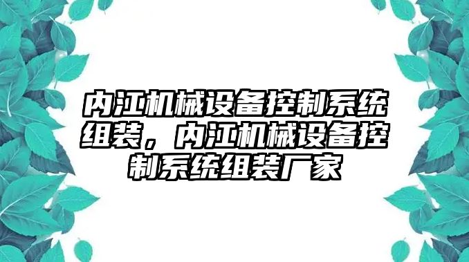 內江機械設備控制系統(tǒng)組裝，內江機械設備控制系統(tǒng)組裝廠家