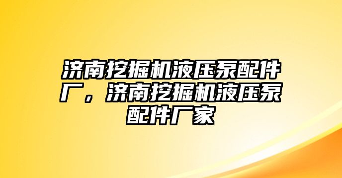 濟(jì)南挖掘機(jī)液壓泵配件廠，濟(jì)南挖掘機(jī)液壓泵配件廠家