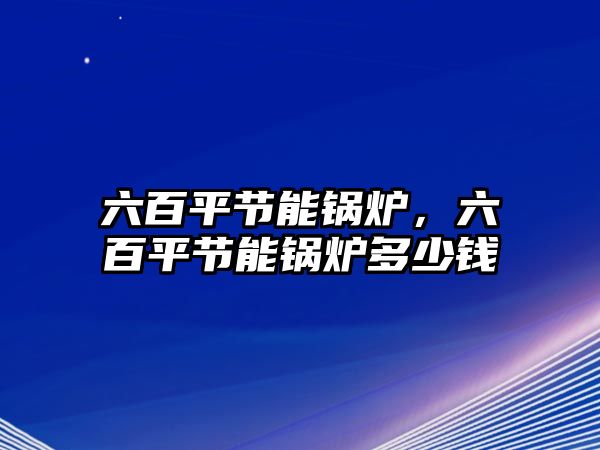 六百平節能鍋爐，六百平節能鍋爐多少錢