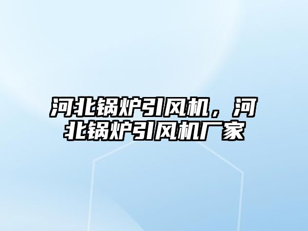 河北鍋爐引風(fēng)機(jī)，河北鍋爐引風(fēng)機(jī)廠家