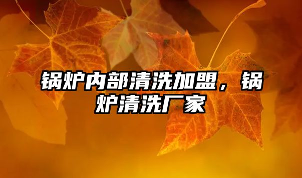 鍋爐內部清洗加盟，鍋爐清洗廠家