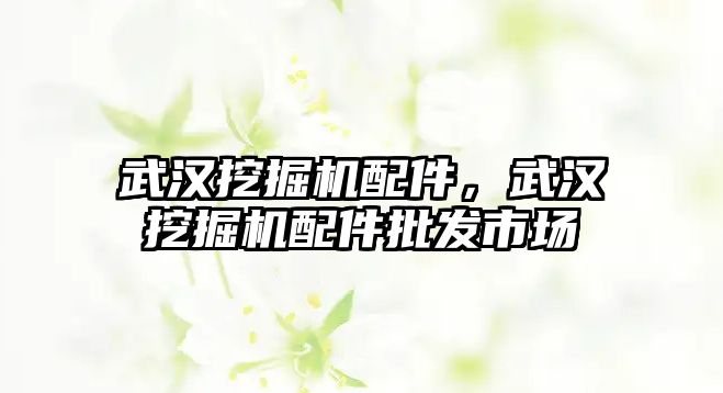 武漢挖掘機配件，武漢挖掘機配件批發市場